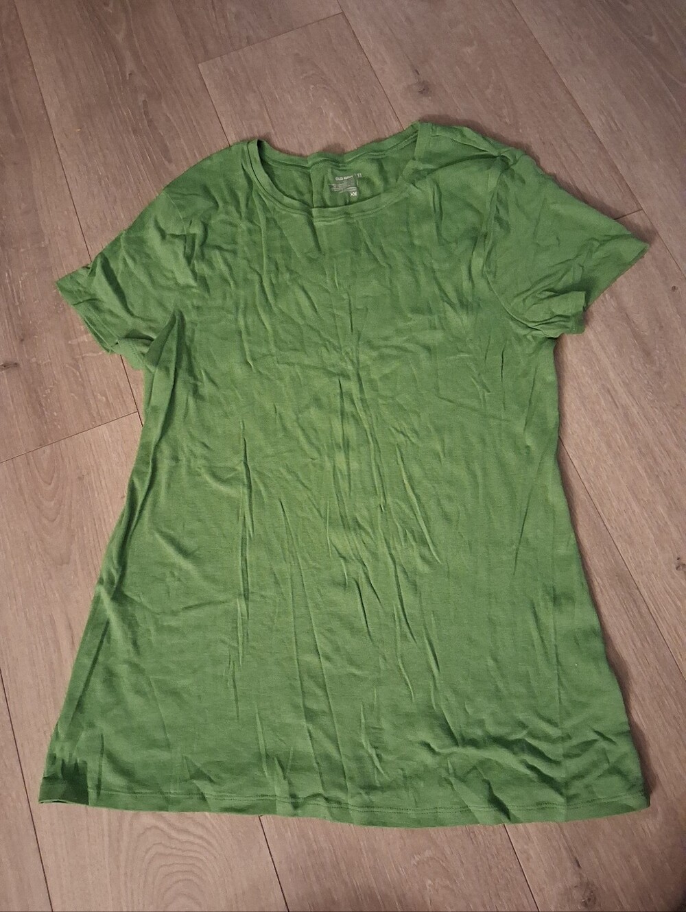 Old Navy Green Plain T-shirt